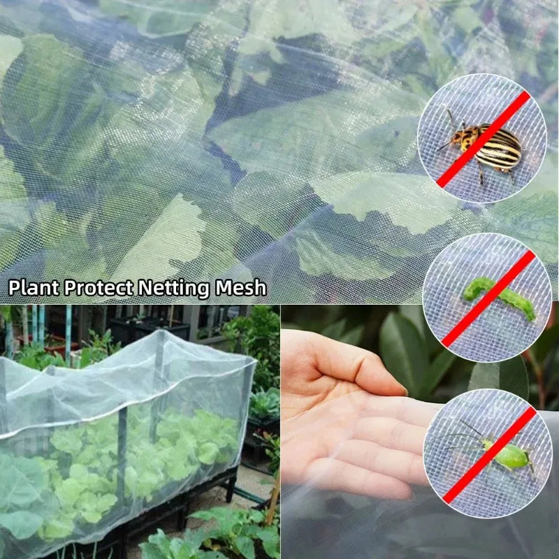 60 Mesh Garden Insect Netting – Bird & Pest Proof Plant Cover