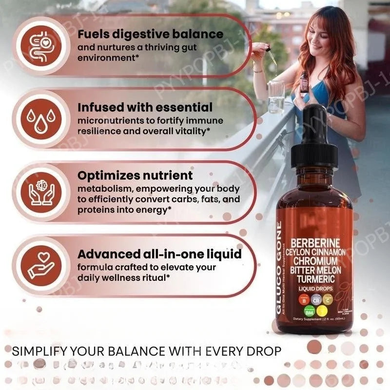 Organic Ceylon Cinnamon & Turmeric Drops – Non-GMO, Vegan