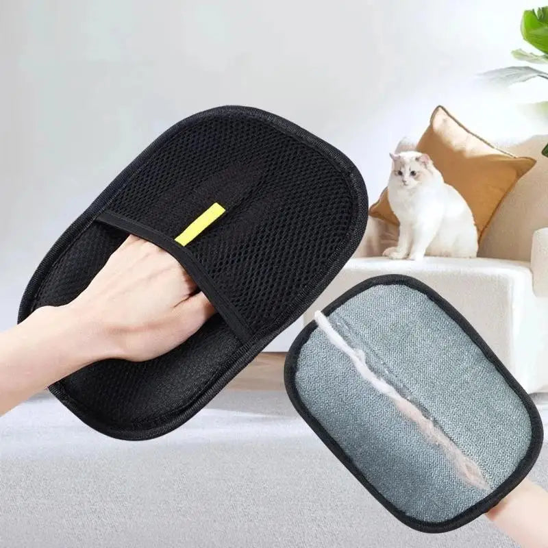 Pet Hair Removal Gloves Reusable Dog Cat Grooming Tools Home Carpet