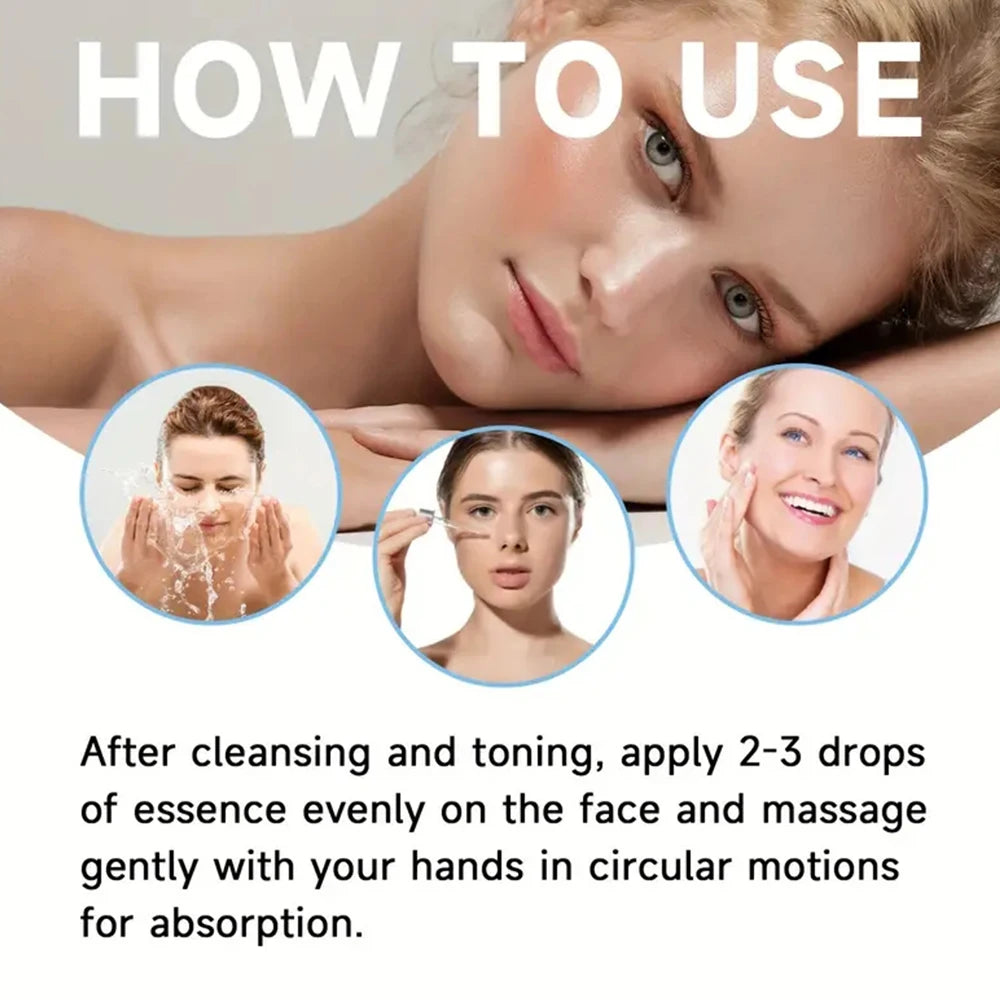 Collagen essence,containing collagen,retinol,hyaluronic acid and other active ingredients,help skin retain moisture andnutrients Peaceful Pleasures Health and Wellness