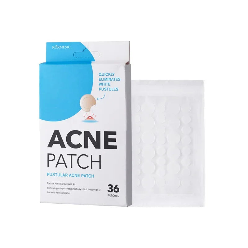 Hydrocolloid Acne Patches - Invisible Pimple Spot Treatment Peaceful Pleasures Health and Wellness Blue-36 PATCHES