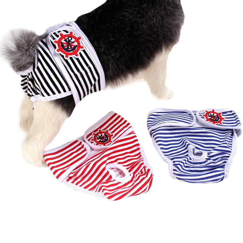 Female Dog Shorts Panties Washable Diaper Sanitary Shorts Pet Physiological Pants Menstruation Panties Pet Supplies DC05 Peaceful Pleasures Health and Wellness