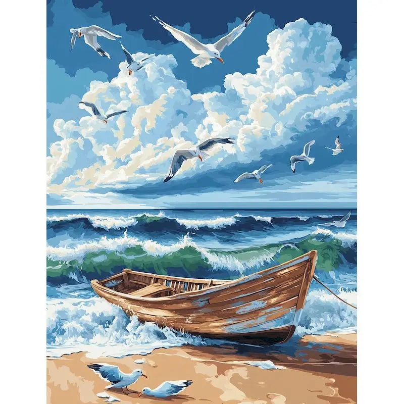 Paint by Numbers Kit Animals Canvas 60×75cm | Acrylic Art