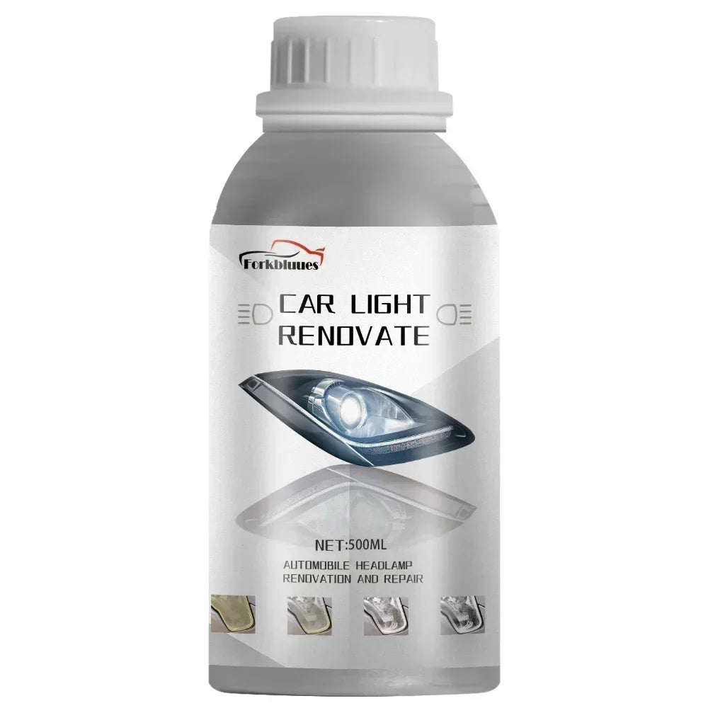 Car Headlight Refurbishment Fluid Car Headlight Repair Retreading Restoration Polish Kit Car Light Cleaner Maintainance Wax Peaceful Pleasures Health and Wellness