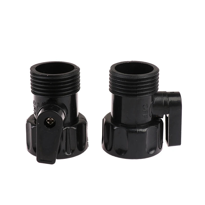 2pcs Garden Irrigation Valve 3/4" Male to Female Thread Extend Hose Switch Peaceful Pleasures Health and Wellness