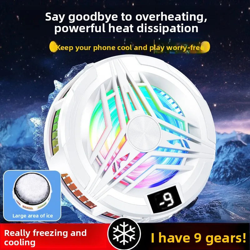 phone cooler gaming portable fan magnetic mobile cooler cell phone cooler radiator phone radiator fan to cool the mobile Peaceful Pleasures Health and Wellness