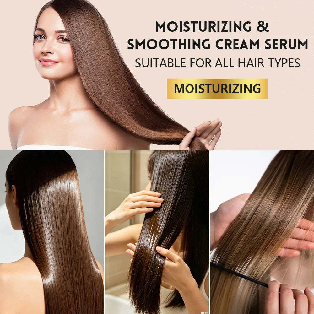 YOUNGCOME Nut Oil & Vitamin E Hair Serum | 72H Shine & Frizz Control