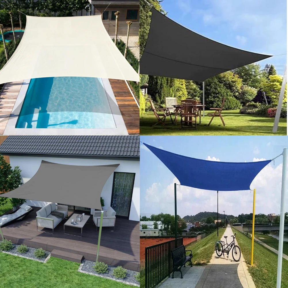 95% UV Block Waterproof Sun Shade Sail – Patio, Pool & Garden