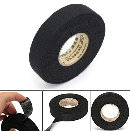 New Electrical Tape Heat Resistant Harness Tape Adhesive Cloth Tape Waterproof Tape Insulating Automotive Fabric Cloth Tape Peaceful Pleasures Health and Wellness