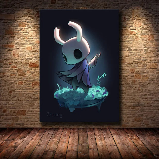 Hollow Knight Hallownest Map HD Canvas Poster | Wall Art