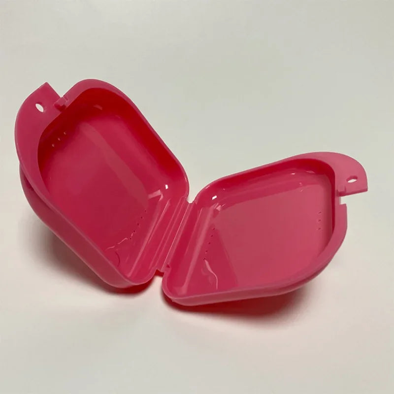 Denture Tray Box Dental Orthodontic Retainer Box Case Plastic Teeth Container Denture Box False Teeth Protective Case Peaceful Pleasures Health and Wellness