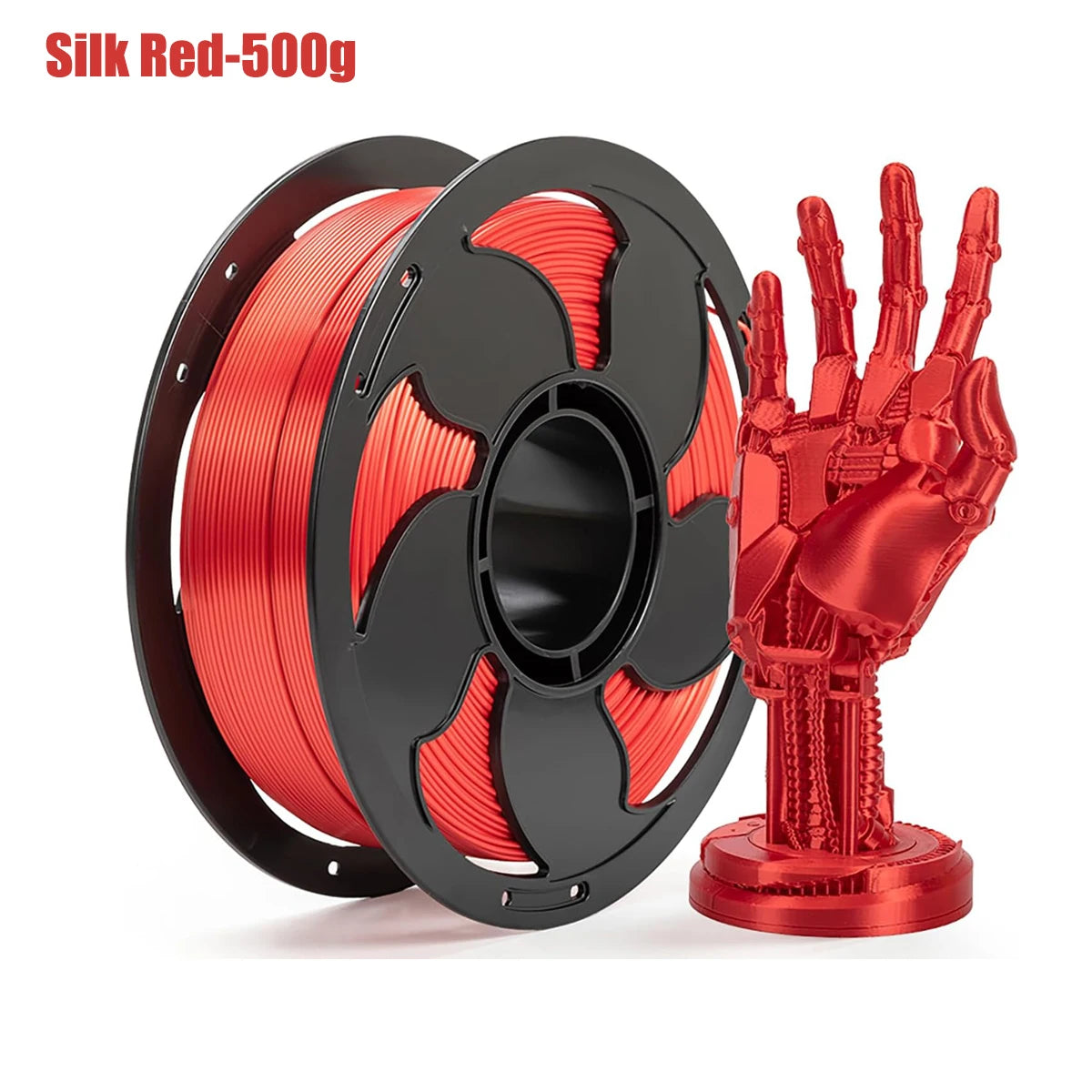 Silk PLA Filament 1.75mm 4-Spool 1KG Bundle for FDM Printers