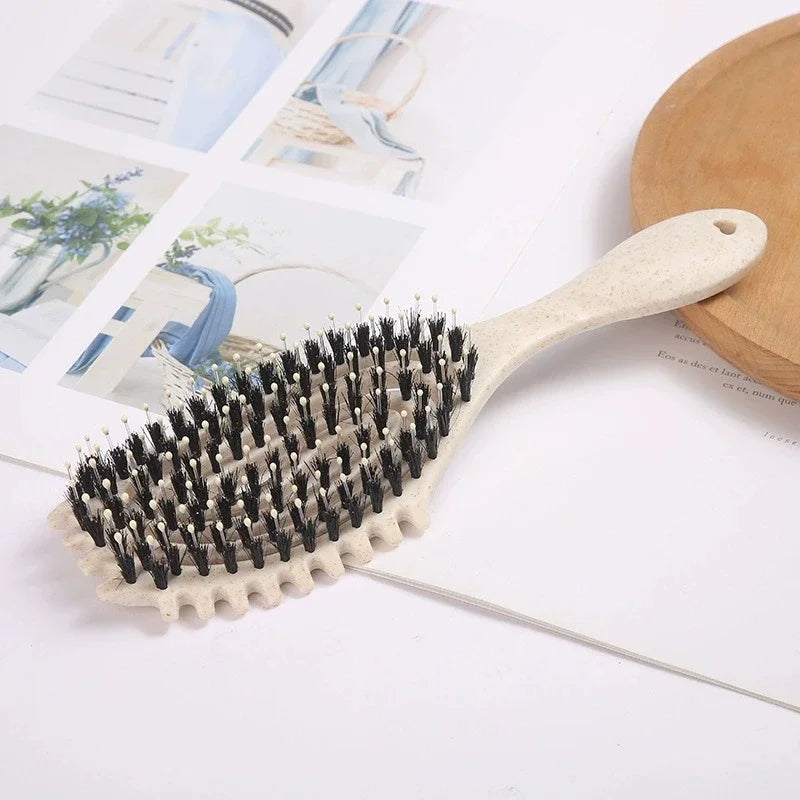 2-Piece Hollowed Hair Comb & Scalp Massage Brush Set for Wigs Hair Comb & Brush Set Peaceful Pleasures Health and Wellness