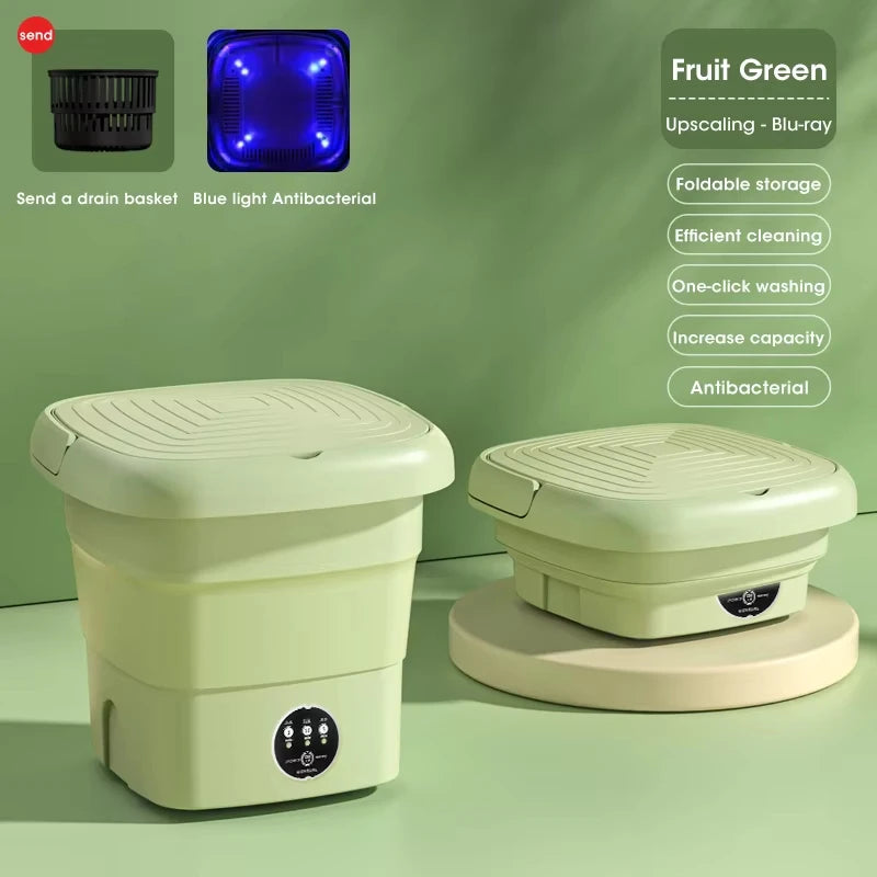 Portable Washing Machine 4.5L Mini Dehydratable For Dormitory Student Rental House Travel Socks Underwear Panties Free Shipping Peaceful Pleasures Health and Wellness