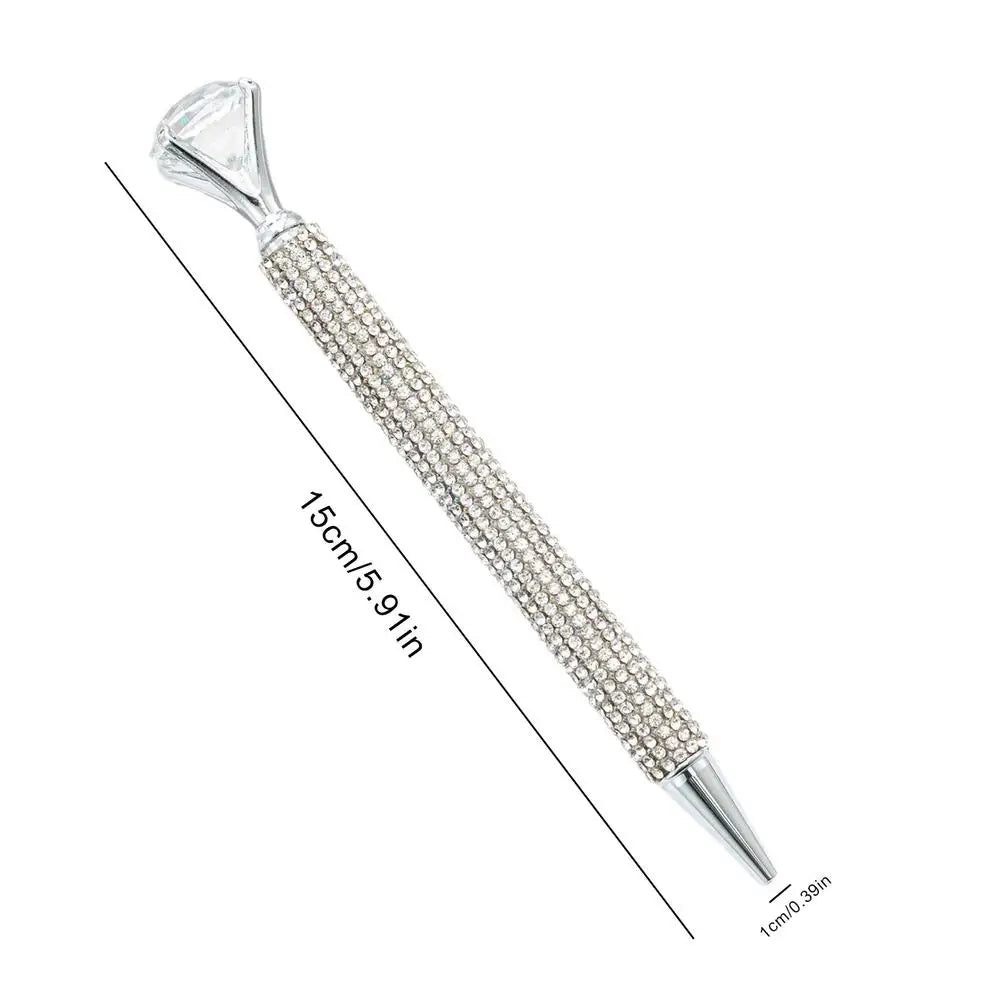 Bulk Rhinestone Pens Sparkly Crystal Gel Pen Large Gem Bling Writing Tool For Teacher Nurse Coworker Friends, Office Desk Peaceful Pleasures Health and Wellness 02