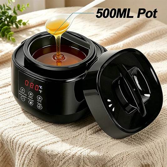 2026 Top Selling！500ML Wax Heater Warmer Hair Removal Wax Machine SPA Body Epilator Wax Pot LCD Temperature Display/Wax Bean Peaceful Pleasures Health and Wellness