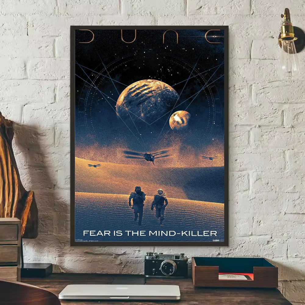 Dune Part 2 Movie Poster HD Waterproof PVC Wall Art Sticker Movie Wall Poster Peaceful Pleasures Health and Wellness z7 15X20cmNoframe