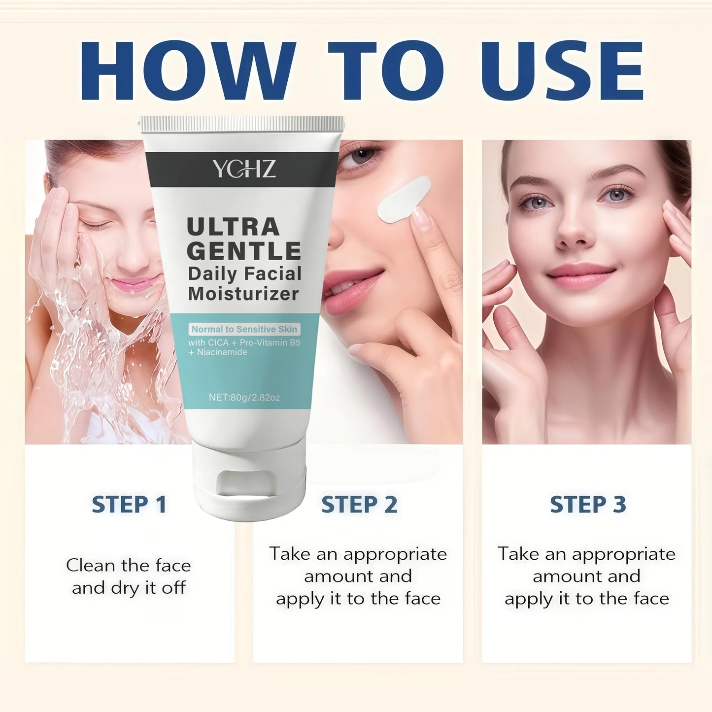YCHZ Centella Asiatica Firming Moisturizing Cream 80g