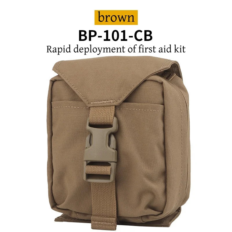 Portable first aid kit hiking first aid kit MOLLE system lock type Peaceful Pleasures Health and Wellness BP-101-CB