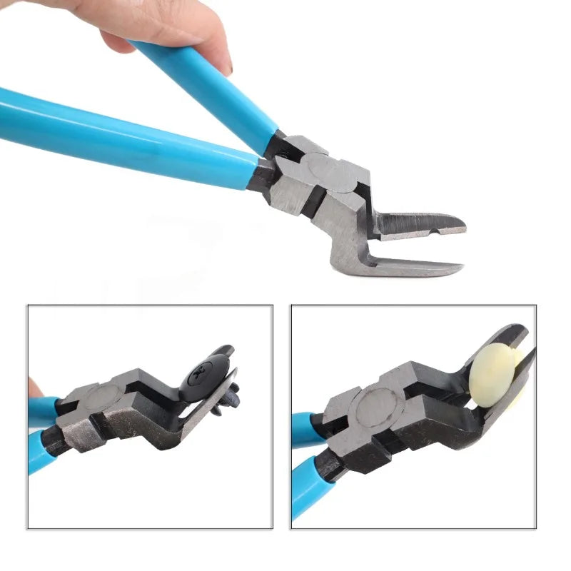 Multifunctional Diagonal Pliers Auto Clip Pliers Wire Stripper Rivet Tightening Staple Screwdriver Removal Auto Repair Hand Tool Peaceful Pleasures Health and Wellness