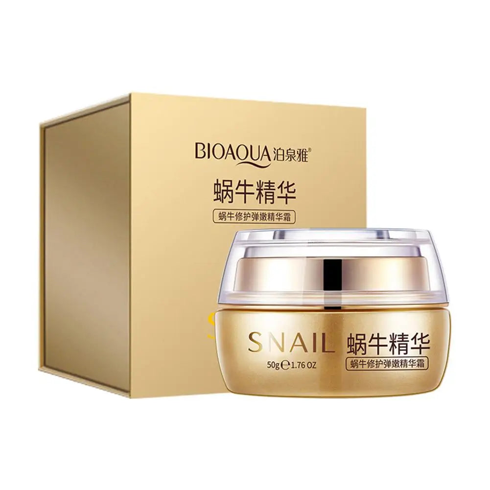 50g Snail Recovery Cream,Snail Mucin Facial Moisturizer for Hydrated, Supple Smooth-Feeling Skin, Lightweight Daily Face Cream Peaceful Pleasures Health and Wellness 50g