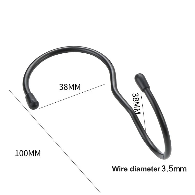 4-Pack Purse Hangers for Closet | Twist Design Bag Hooks