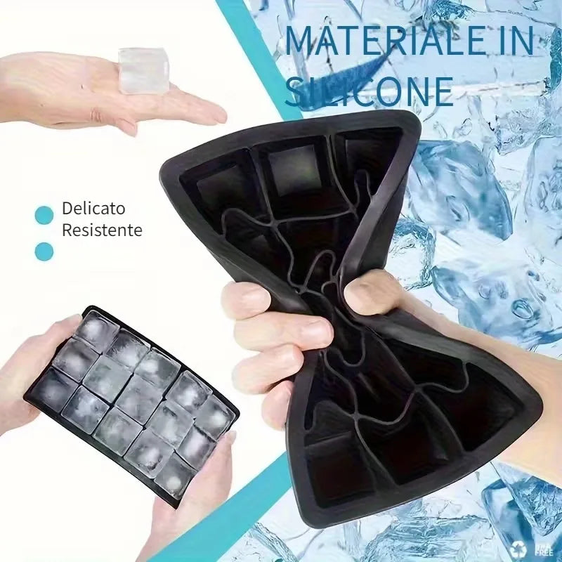 Silicone Ice Cube Mold & Ice Ball Maker | 4/6/8/15 Compartments