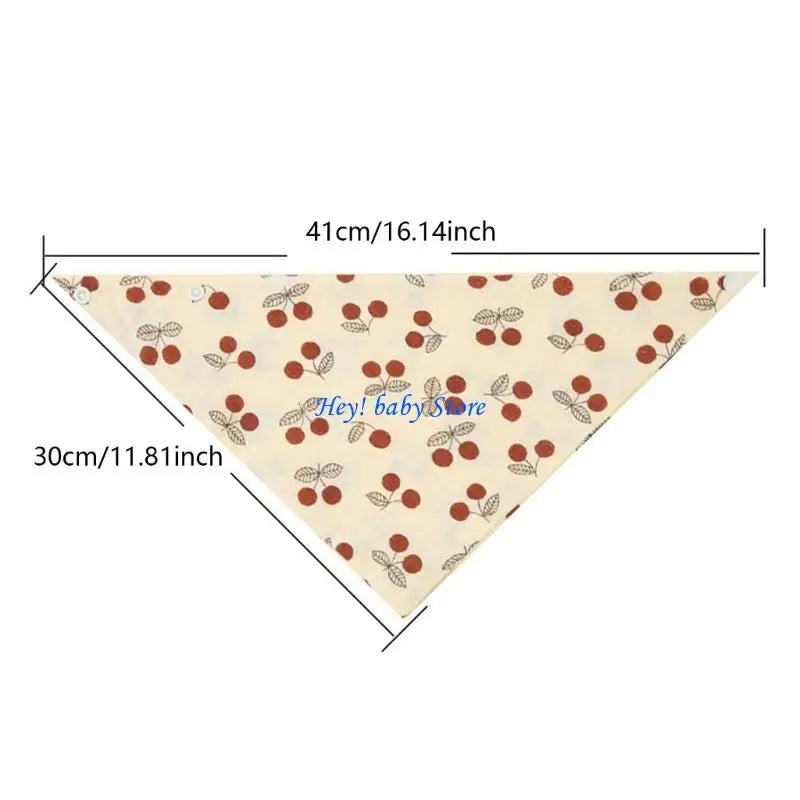 6-Pack Muslin Cotton Baby Bibs – Soft Drool & Feeding Bibs