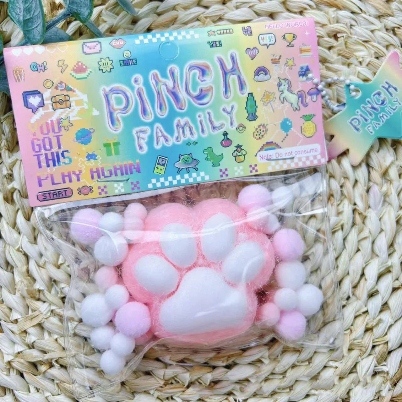 Cat Paw Mochi Squishy Fidget Toy – Soft Slow-Rise Kawaii Gift
