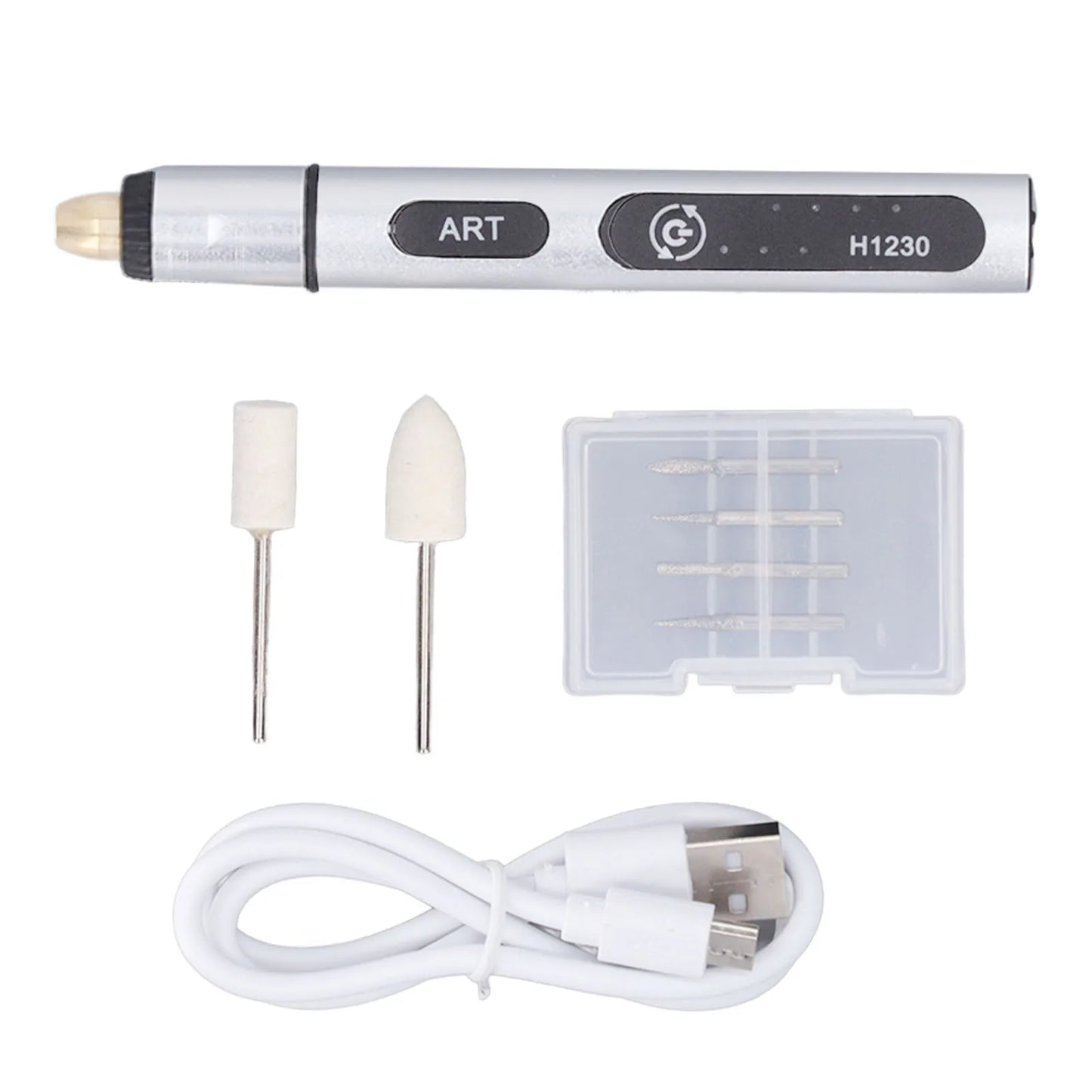 Mini Grinder Pen Rechargeable CW CCW 3 Speeds Electric Rotary