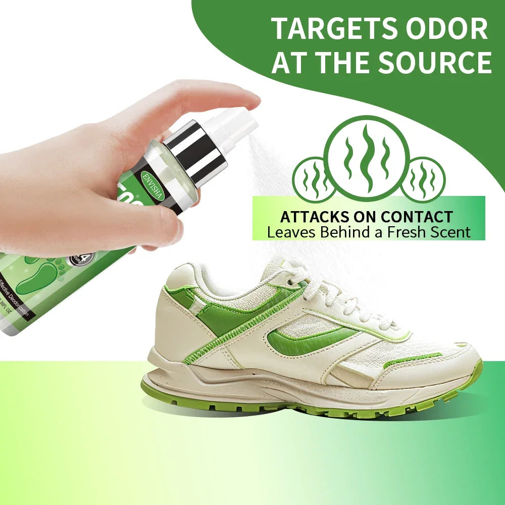 ENVISHA Foot Care Refreshing Spray – Odor Control & Moisture Relief 100ml Foot Care Peaceful Pleasures Health and Wellness