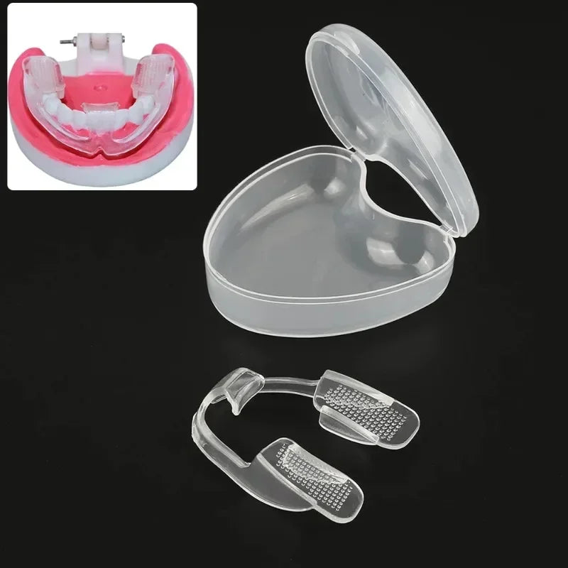 Health Oral Care Teeth Brace Mouth Guard Bruxism Splint Night Teeth Tooth Grinding With Case Sleeping Aid Tool Health Care Peaceful Pleasures Health and Wellness