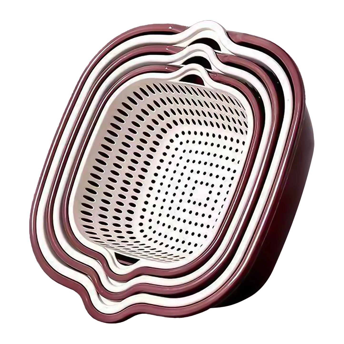 Vegetable Food Washing Strainer Household Vegetable Washing Drain Basket Suitable for Broccoli and Grapes Peaceful Pleasures Health and Wellness C