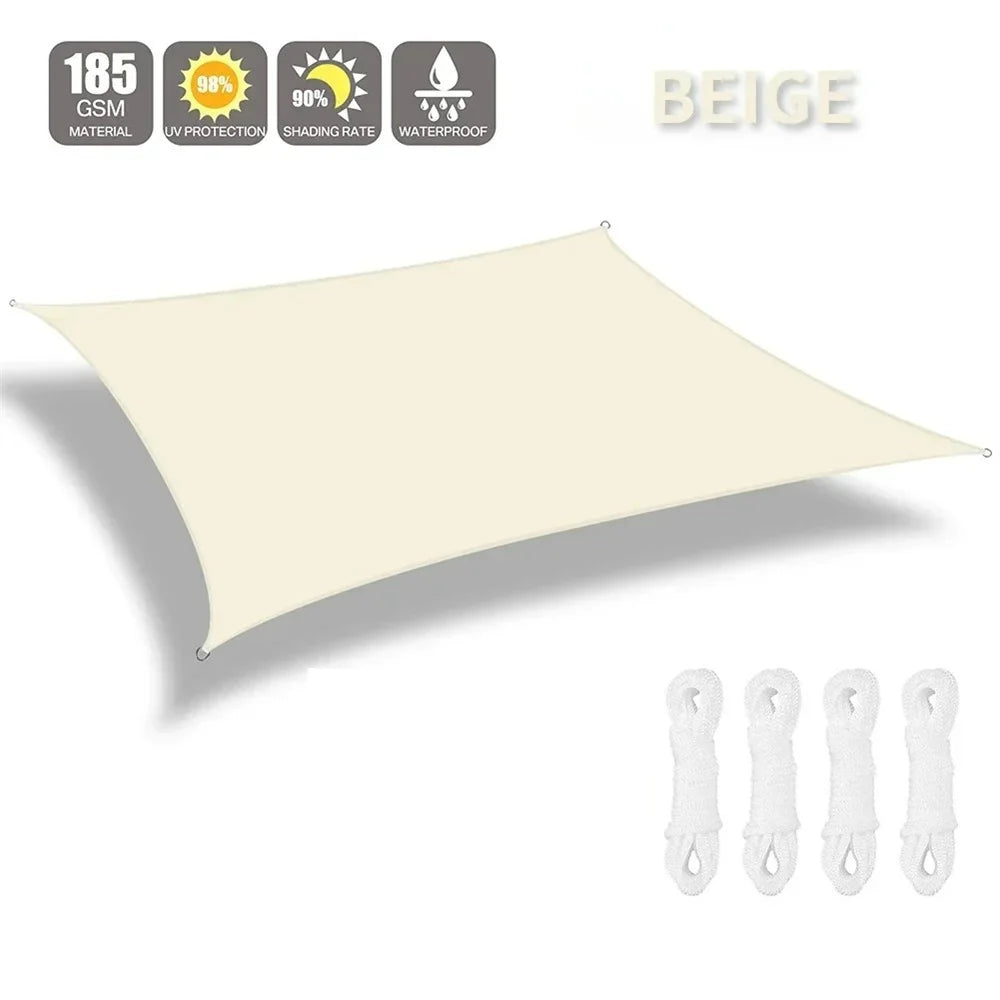 UV Block Shade Sail Canopy | Water Resistant Sun Shelter