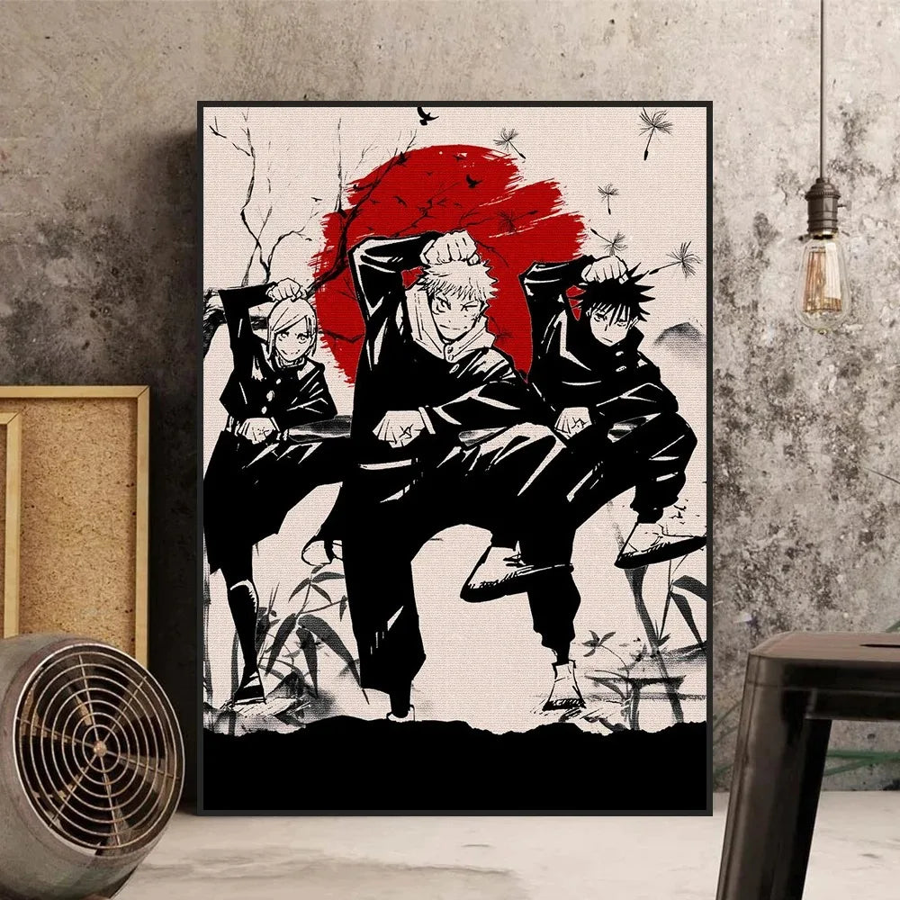 Jujutsu Kaisen Gojo Satoru Canvas Wall Art | Anime Room Decor