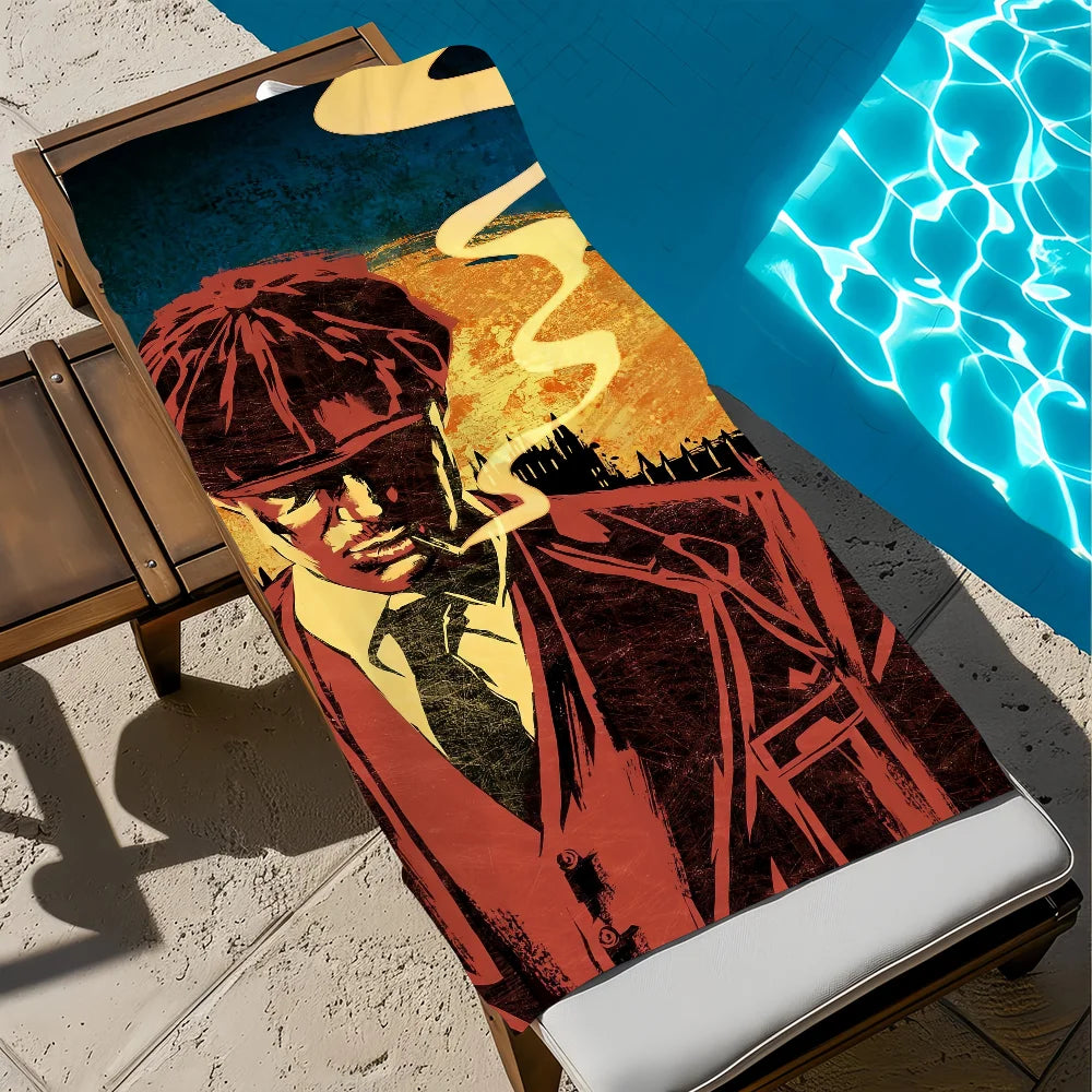 Peaky Blinders Quick-Dry Beach Towel | Soft Pool & Travel Towel