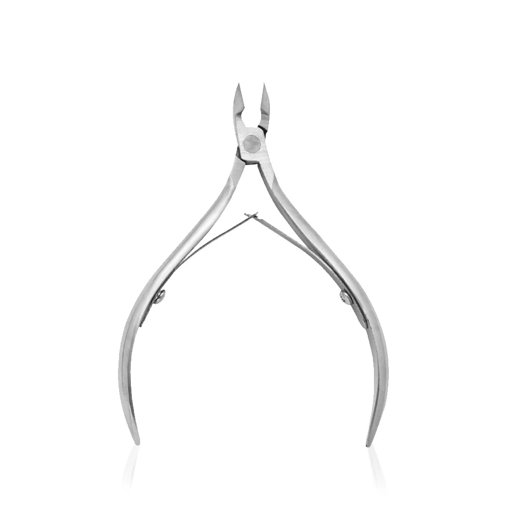 Cuticle Trimmer with Cuticle Pusher, Cuticle Remover Professional Stainless Steel Cuticle Cutter Nippers Pedicure Manicure Tool Peaceful Pleasures Health and Wellness Silver