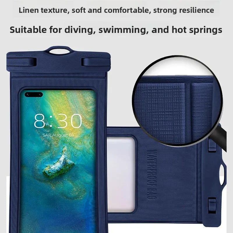waterproof smartphone case phone armbands and pouches waterproof phone pouch for swimming bag phone diving case under water Peaceful Pleasures Health and Wellness