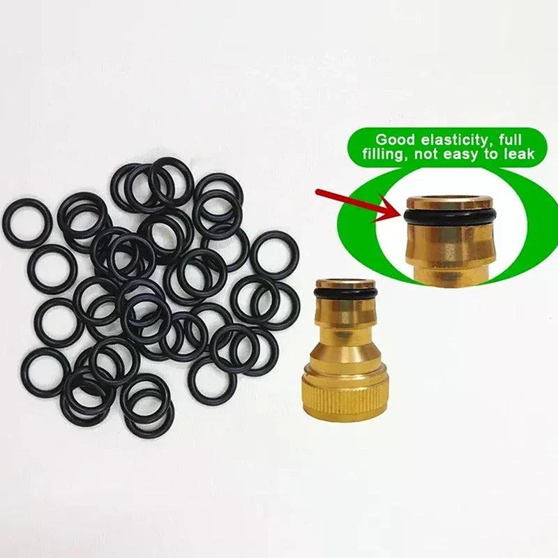 50-Pack O-Ring Pipe Sealing Rings for Garden Hose Fittings