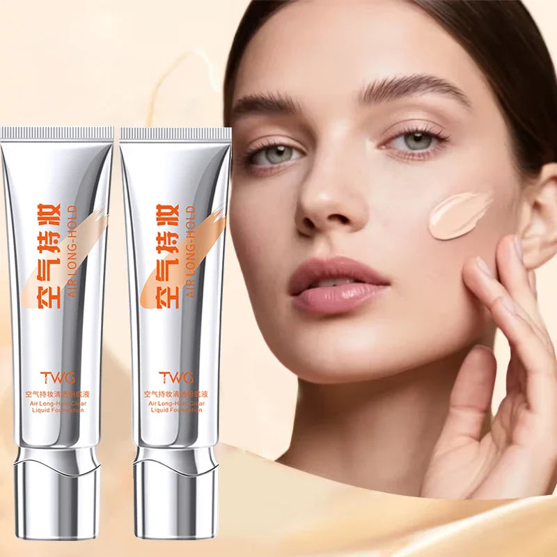 Clear Air Liquid Foundation – Waterproof & Natural Finish