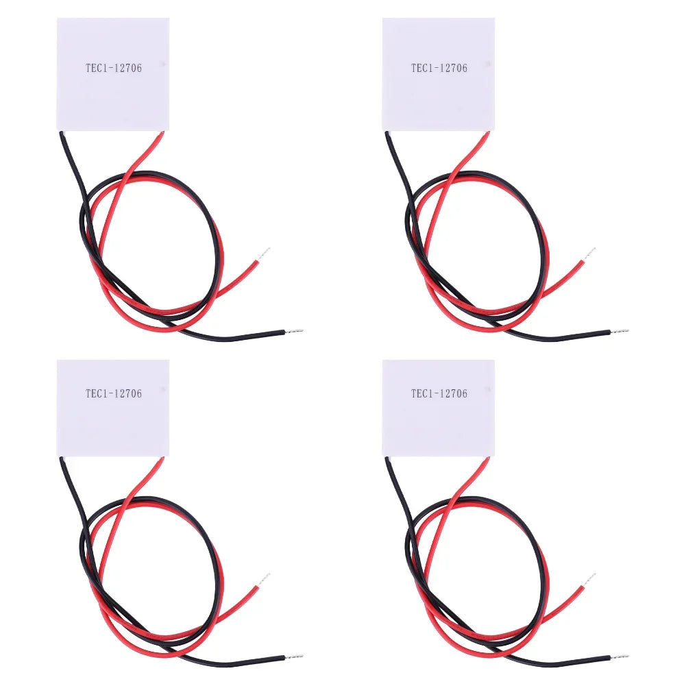 1-10PCS TEC1-12706 Thermoelectric Cooler Peltier Elemente Module 65W 12V 5.8A Plate Module for Cooling for Power Generation Peaceful Pleasures Health and Wellness 4PCS