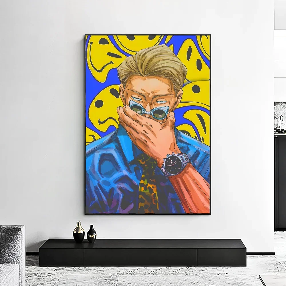 Jujutsu Kaisen Kento Nanami Minimalist Canvas Wall Art Print
