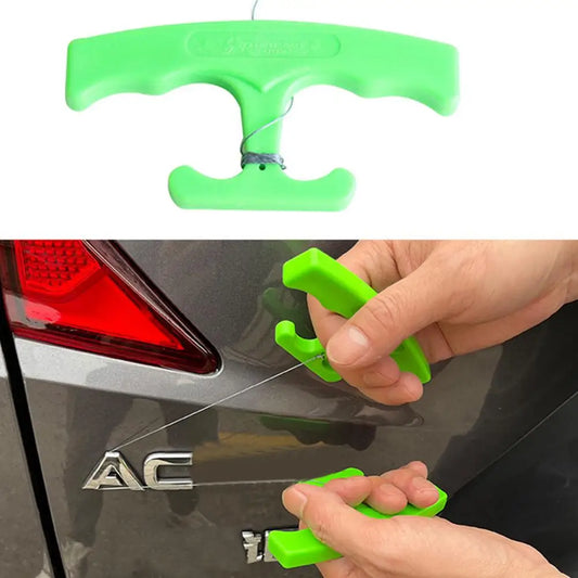 Car Emblem Remover Useful Ergonomic Portable Logo Remove Kit Sticker Remover Tool Labor-Saving Auto Sticker Remover Peaceful Pleasures Health and Wellness