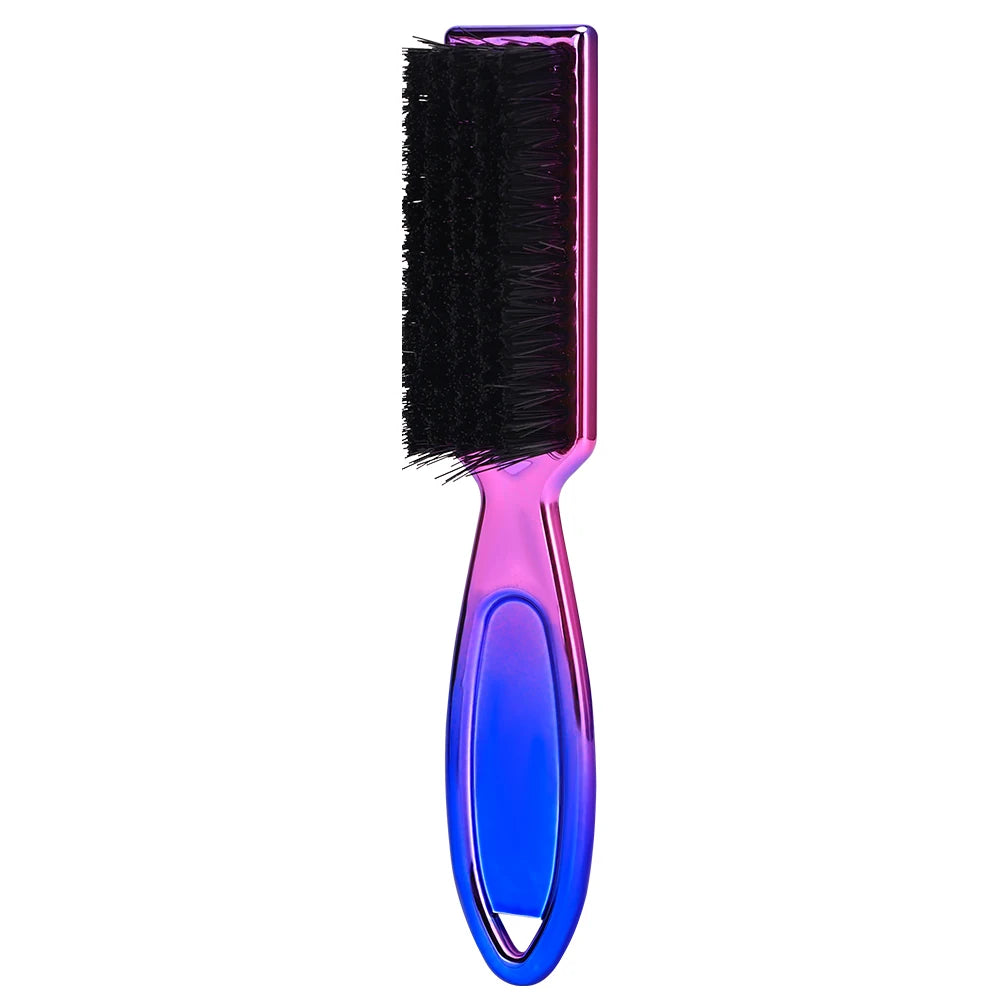 Professional Gradient Hair Cleaning Brush with Handle - Ideal for Men’s Hair and Beard Grooming & Clean-Up of Hair Clippings Peaceful Pleasures Health and Wellness A
