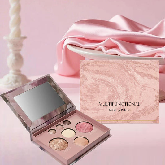 Multi Functional Makeup Palette Lasting Coloring Meet Facial Beauty Styling Fashion Eyeshadow Blush Highlighter Makeup Palette Peaceful Pleasures Health and Wellness