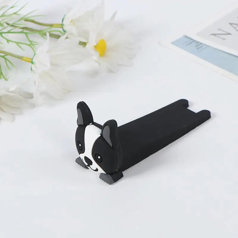 New 1pc Wedge Doorstops New Silicone Door Stop Reusable Shock Absorbent Block Anti-collision Stopper Home Door Doorstop Peaceful Pleasures Health and Wellness A2
