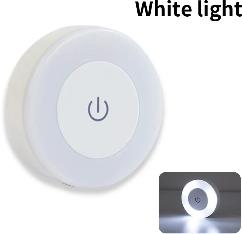 Wireless Rechargeable LED Night Light | Touch Sensor Wall Lamp