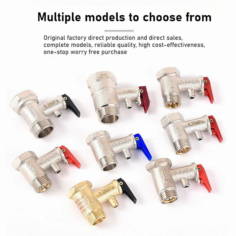 Brass Adjustable Pressure Relief Safety Valve | CE Certified