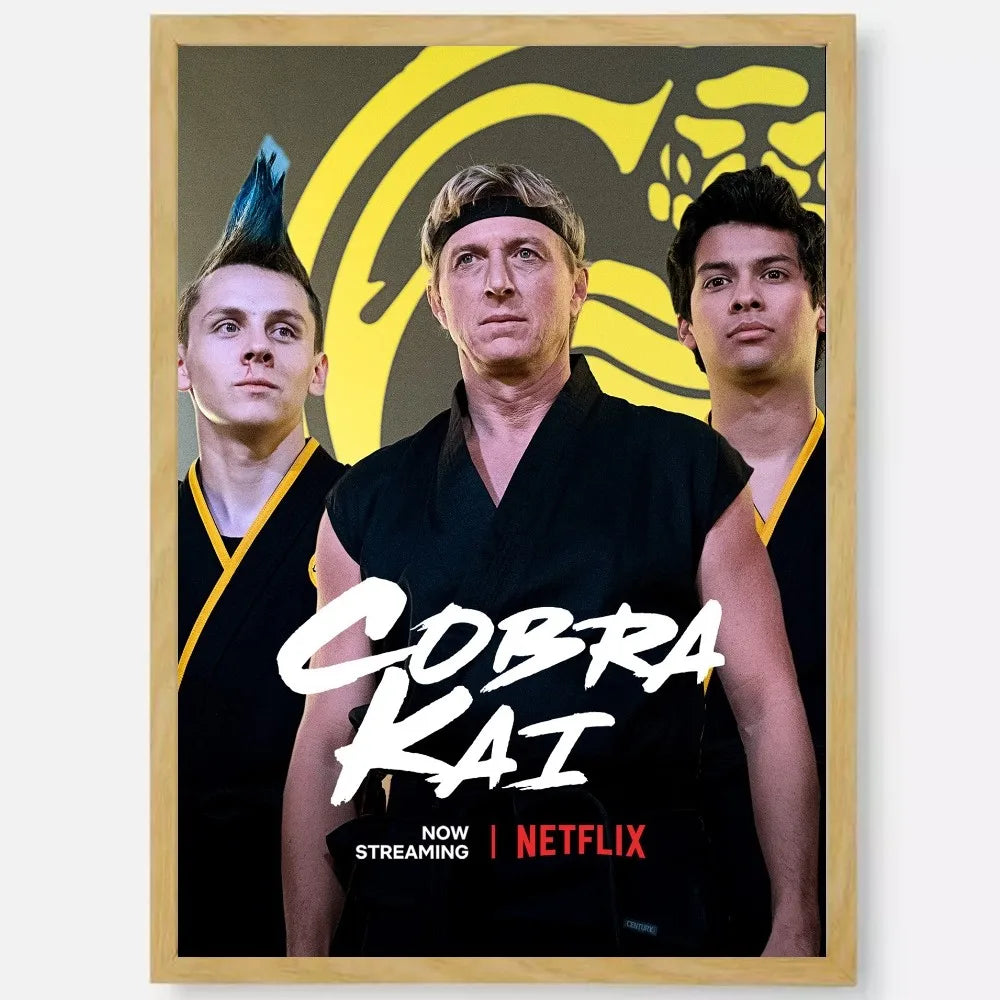 Cobra Kai HD Waterproof PVC Wall Poster | Home Décor Art Wall Art Poster Peaceful Pleasures Health and Wellness z12 40X50cmNoframe