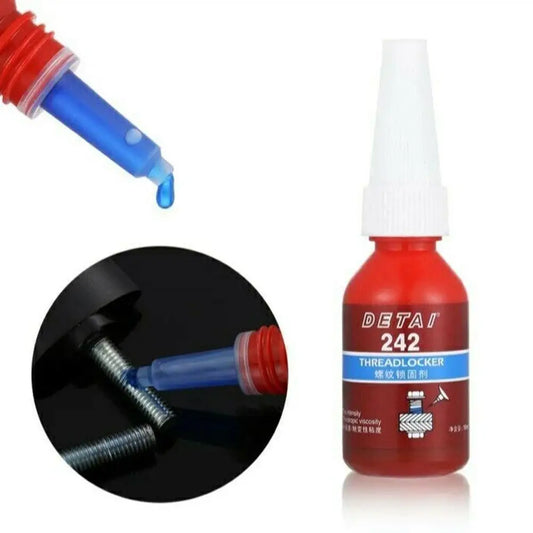 Anaerobic Threadlocker Adhesive 10ML – Heat-Resistant Thread Lock Glue for Metal Screws & Nuts Peaceful Pleasures Health and Wellness